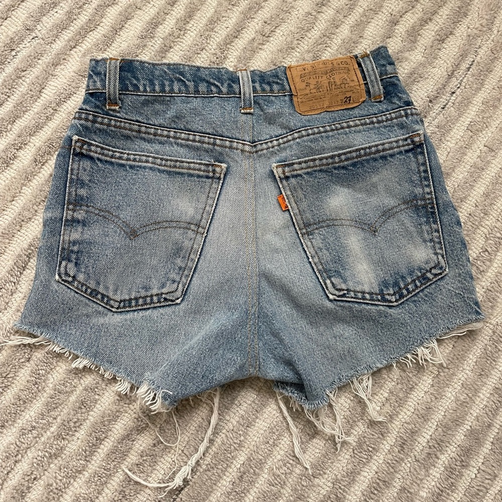 Orange tag vintage Levi shorts